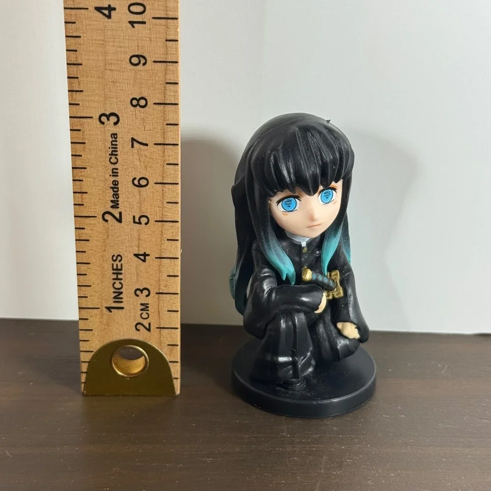 Demon Slayer Muichiro Tokito Mini Figure Chibi Mist Hashira Black Banpresto Used